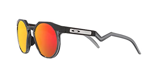 Image of Oakley Sunglasses for Men - OO9242 HSTN Low-Bridge, Round Sunglasses PRIZM Lenses