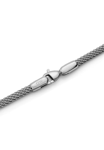 Image of Daniel Wellington Tide Mesh Bracelet - Premium 316L Stainless Steel Cable Bracelet for Women and Men, Stackable, Lobster Clasp