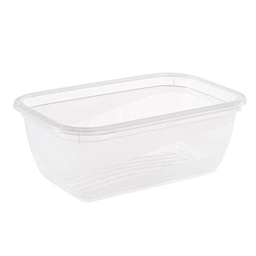 keeeper Frischhaltedosenset 5-teilig, 5 x 0,5 l, 15,5 x 10,5 x 6 cm, Fredo Fresh, Blau Transparent