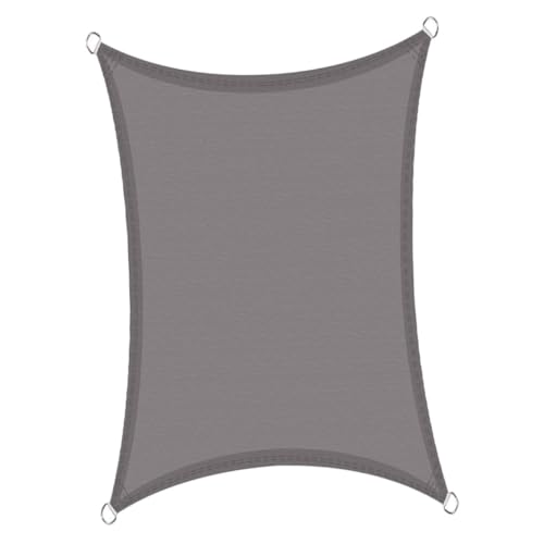 SUPVOX Vela de Sombra persianas Sol Kiosko Red de Bloque UV linternas Puerta Luces Exterior Store Sun Shade Cubierta portstiles marquesina para Patio Red de Sombra Plegable poliéster Grey