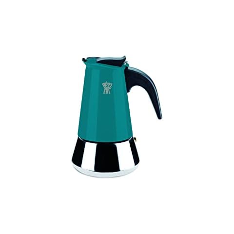 PEZZETTI, Steelexpress Kaffeemaschine mit 6 Tassen aus Edelstahl, ergonomischer, hitzebeständiger Griff Cover