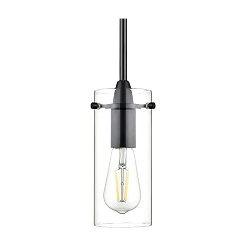 Black Pendant Lights Kitchen Island - Small Clear Glass Pendant Light Fixture Cover