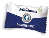 Wilhelmina Pfefferminz vegan verpackt pro Stück, Karton 1000 Stück