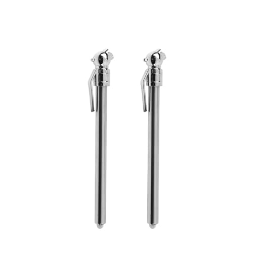 ペン型タイヤ空気圧ゲージ、ステンレススチール製、読みやすいダイヤルディスプレイ(2 pcs)