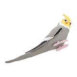 Beau travail: ce modèle est conçu avec une telle précision et une telle attention aux détails qu'il ressemble étroitement à un véritable perroquet calopsitte, ce qui en fait une pièce décorative incroyablement réaliste, un oiseau artificiel, une statue d'oiseau de décoration intérieure