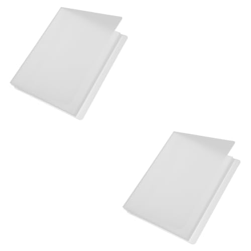 ARTIBETTER 2pcs 1 Album for Photos Collection Sticker Book Photo Organizer Card Holder Invoice Organizer Binder