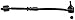 Dorman Premium TA29002PR Front Passenger Side Steering Tie Rod End Assembly Compatible with Select Mini Models