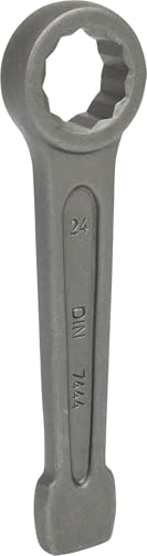 Clé à frapper à œil brunie 24 mm KS TOOLS pour serrage lourd - 2