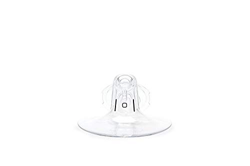 Image of Elvie Breast Pump Breast Shield - 28mm - Nipple Flange for Pumping Breast Milk - Accessories & Breastfeeding Essentials for Electric Pumps - BPA Free, Dishwasher Safe - 2 Pack