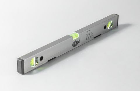 Akifix NSM50003 Wasserwaage mit Magnetfuß, abgestuft, 50 cm, aus Aluminium, elektronische Kalibrierung, hohe Präzision
