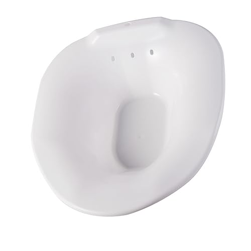 GRIRIW Bañera de Asiento para Embarazadas y Pacientes Baño Higiénico Postoperatorio para Casa Duradero y Resistente para el Incomodidad Color Blanco