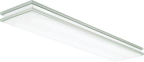 Lithonia Lighting FMFL 30840 SATL BN LED Linear Light, Nickel, 4' by