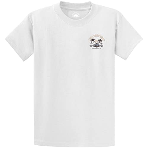 JOES SURF SHOP Men's Early Bird Logo Heavyweight Tees in Regular, Big and Tall