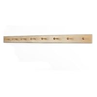 Solid Maple Shaker Peg Rack - Made in The USA