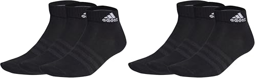 adidas, Think Linear Set Di 5, Socken, Schwarz-Weiss, Xl, Unisex-Adult (Packung mit 2)