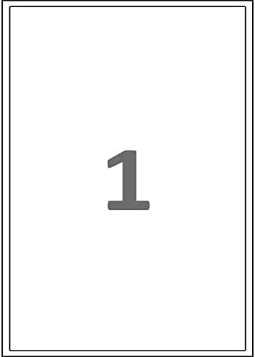 27 Labels Per Sheet - 100 Sheets - A4 Self Adhesive Address Mailing Postage Stickers Sticky Label - for Ink - Laser Jet Printers and Copiers - 63.5 x 29.6 mm