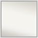 Amanti Art Non-Beveled Wall Mirror (27 x 27 in.), Hera Chrome Frame - Bathroom Mirror Silver, Large