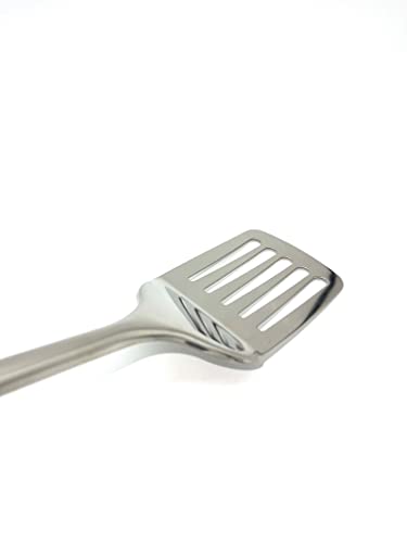 TIJAR® Stainless Steel Spatula Slotted Turner, Strong and Durable Spatula Cooking Turner, Slotted Turner - Image 4