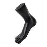 Socken Fußform Modell aus Vinyl für Schuhe und Shop Schwarz