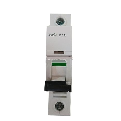 Disyuntor A9F18106 IC65N 1P C6A: minirruptor de vacío de 1 pieza