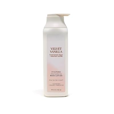 Body Lotion with Shea Butter, All Skin Types, Velvet Vanilla, 18 oz 1 Pack