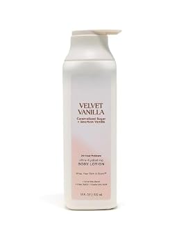 Body Lotion with Shea Butter, All Skin Types, Velvet Vanilla, 18 oz 1 Pack