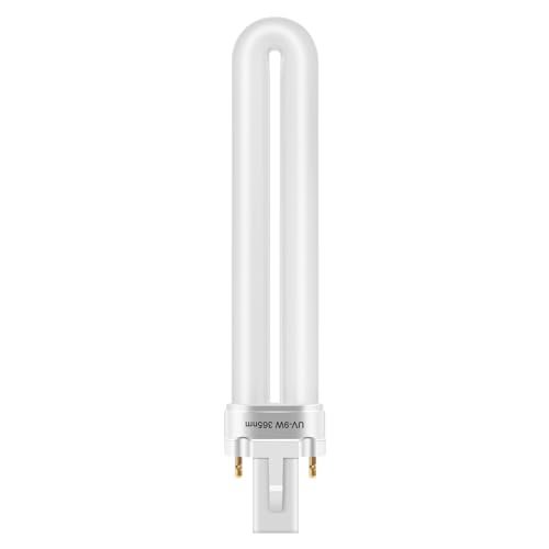 Pqahffowr - Lámpara de uñas UV (9 W, 365 nm)