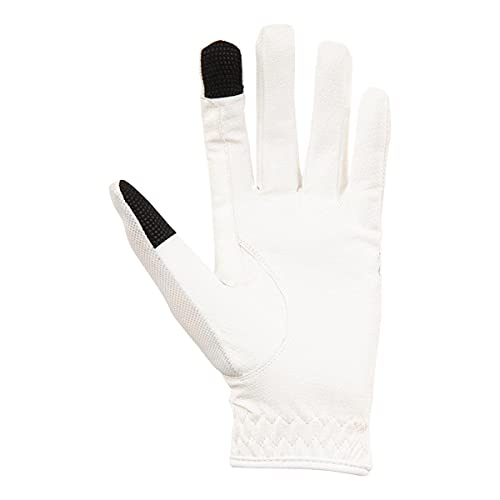 Guantes blancos de hípica Anky Technical Mesh talla 7 para verano 2