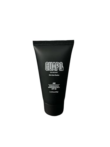 Guapo Skincare - Mens Skincare Routine Facewash Kit, 4 Step Regime Including Face Wash, Facial Scrub, SPF20 Moisturiser and Nightime Lotion - Image 8