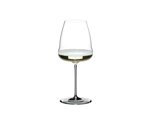 RIEDEL Winewings Champagner Weinglas - Einzelpackung, Schaumweinglas, Kristallglas, Spülmaschinenfest - 1234/28