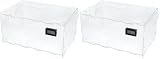 BETAZOOER Acrylic Reptile Terrarium Pack of 2