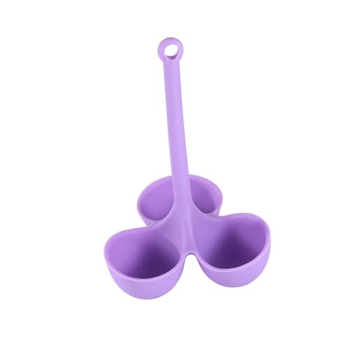 Uqezagpa Moldes flexibles para hervir huevos con textura de silicona para cocinar fácilmente huevos