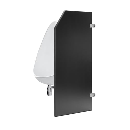 Urinal Partition Bathroom Partition Toilet Protection Divider Wall-Mounted Urinal Screen Toilet Divider for Hotel Schools Shopping Malls Public Places 1 PCS