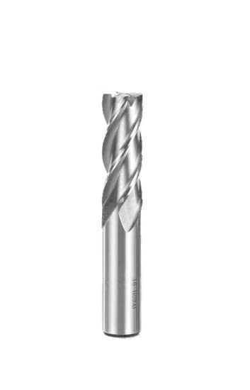 1pc 4 Flöten-HSS-Fräser Hochpräzise HSS-MetallschneiderZähne Aluminium-Fräswerkzeug Key Seater Fräser(6.5mm)
