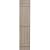 Polaris Homeside 4 Board and Batten Joined Vinyl Shutters (1 Pair) 14-1/2in. x 51in. - 930 White