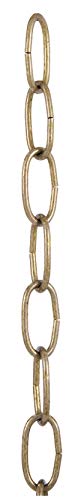 Image of B&P Lamp Bronze Color, Oval Steel Chain, 3 Ft. Length