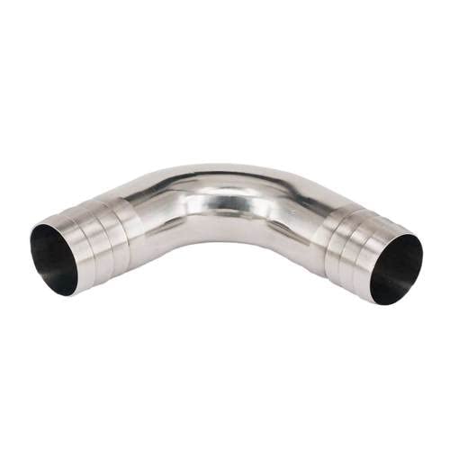 63mm 2.5" Hose Barbed 304 Stainless Steel Sanitary 90 Degree Elbow Equal Pipe Fitting Homebrew