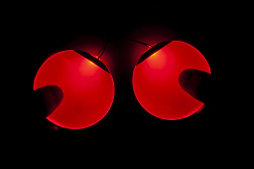 Image of [ Round ] Red Star-Lord Decorations Batman led Light Flexible Helmet Lights Cosplay DIY kit RGB Superhero for Men Gifts