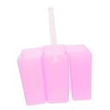 NUOBESTY Bicchiere d Acqua per Acquerelli Secchio per Conservazione Acqua Lavapennelli Triplo Scomparto Staccabile Portapennelli per Pulizia Pennelli Contenitore per Colori Artistici