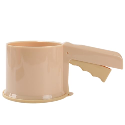 BIUDECO Colador de Harina de Mano Malla Fina y Mango Cómodo, Cedazo Portátil de Acero Inoxidable y PP para Repostería en Cocina