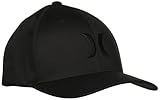 Hurley Mens One & Only Flex Fit BW Hat MHA0002190,Black,L/XL