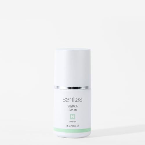 Sanitas Skincare VitaRich Serum Hydrating Reparative Serum Multivitamin Blend Vegan Squalane 1 Ounce