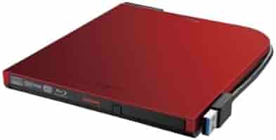 BUFFALO BRXL-PTL/U3-RDB 赤色 Blu-rayドライブ バッファロー（Buffalo） ポータブルブルーレイドライブ｜BRXL