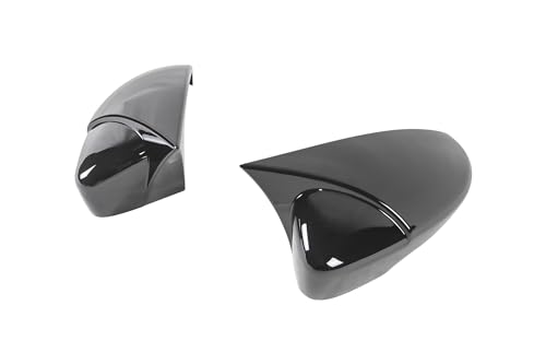 O~[ For For Jetta MK6 For For Passat B7 For Scirocco For Beetle CC for Eos Side Wing Rearview Mirror Cover(Glossy Black-Add on