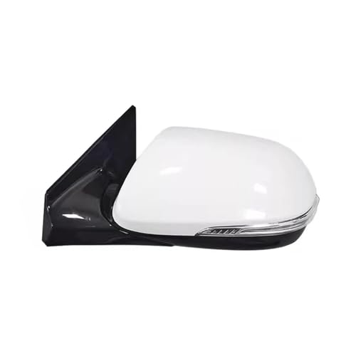 VEGFBOWA ヒュンダイ グランドサンタフェ XL 2017-2020 電動折りたたみ式ステアリングランプレンズヒーター対応 カーミラー リアビューアセンブリ(1PC Left White)