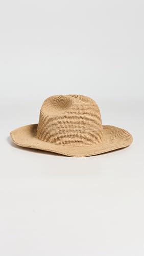 Sombrero vaquero de paja plegable para mujer miniatura 2