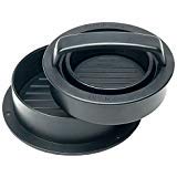 Stuffed Burger Press Kit, Non-Stick Hamburger Maker 3 in 1 Burger Press Slider Press Making Tools for Burgers Meat Sliders Beef Grilling Accessories Regular Burger Grilling BBQ Essential Kitchen