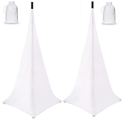 Lot de 2 housses de support de haut-parleur UCARE universelles pour éclairage de trépied, support de haut-parleur DJ triple face, extensible à 360 degrés,...
