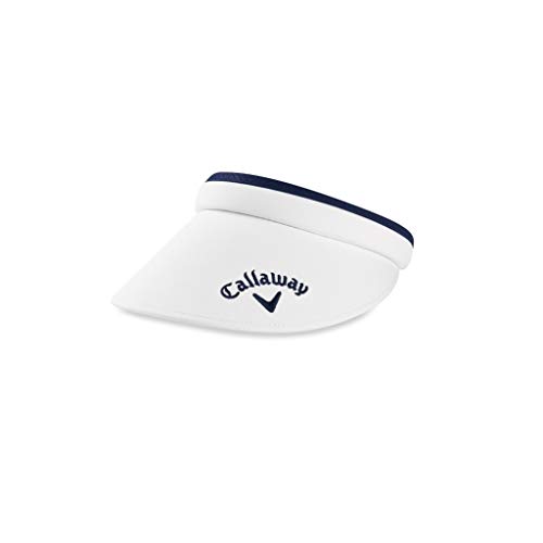 Callaway Visor, White/Navy, One Size #TOP6