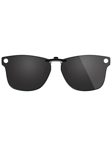 Polarized Clip-On Sunglass for Ray-Ban Meta Wayfarer RW4008 (Size 53-22)- UV Protection - Universal Fit for Men & Women2